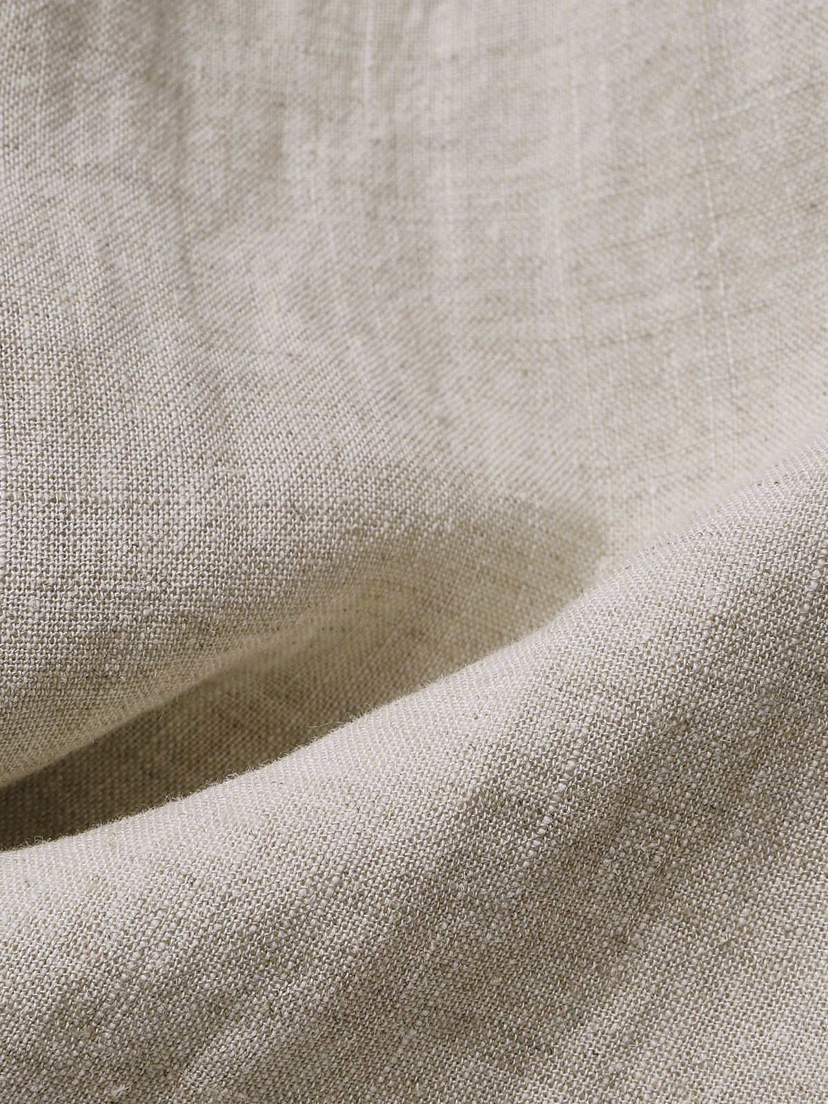 Cotton And Linen Stand Collar Button Design Sleeveless Midi Dress