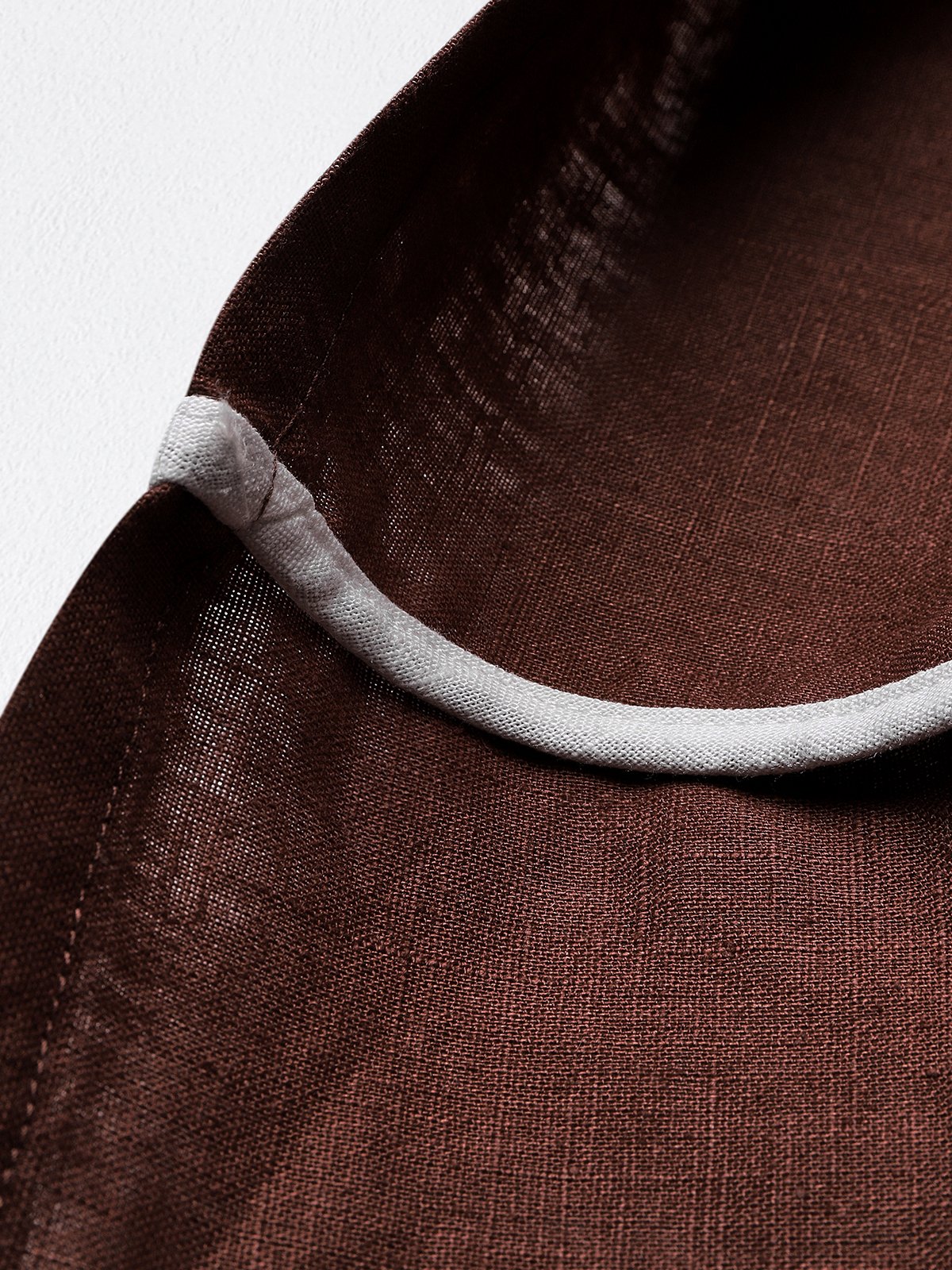 Cotton And Linen Crew Neck Striped Sleeveless Maxi Dress