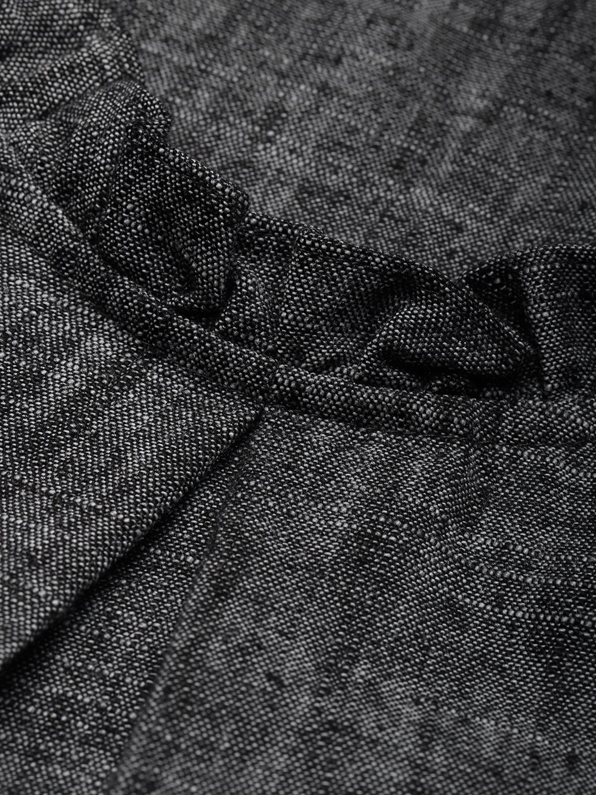 Cotton And Linen V Neck Plain Sleeveless Tank Top