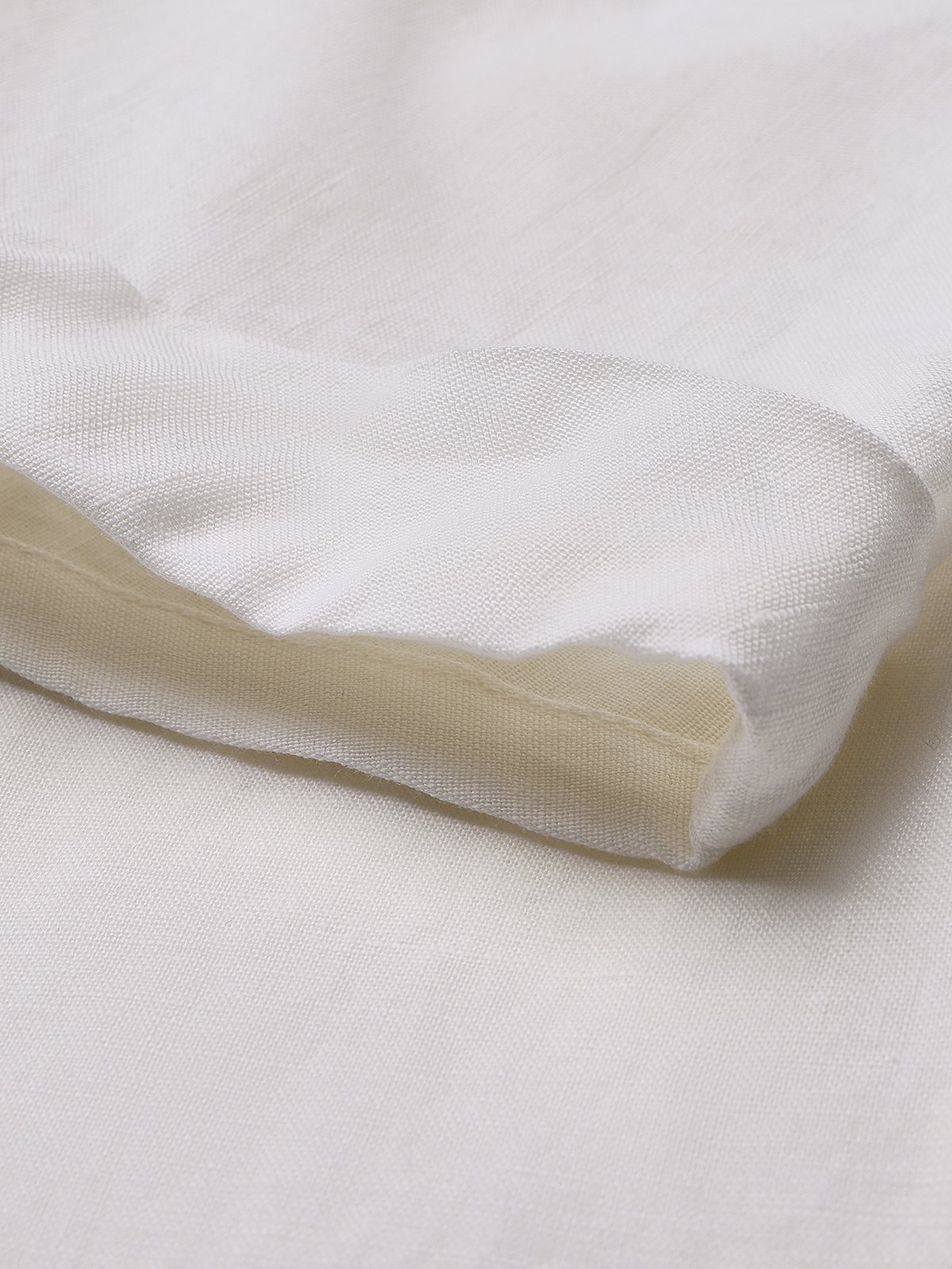 Cotton And Linen V Neck Slit Long Sleeve Maxi Dress