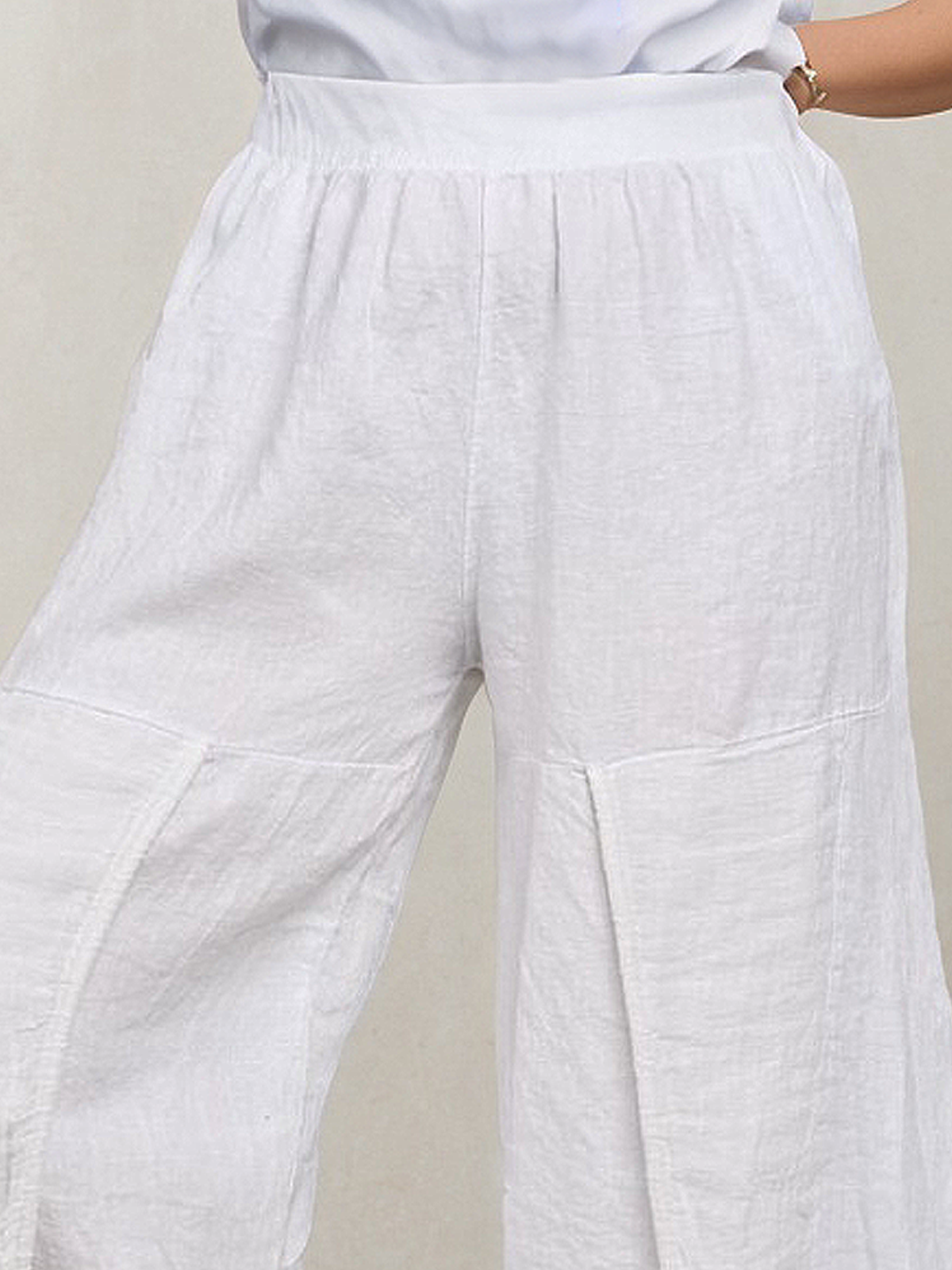 Linen Plain Pants