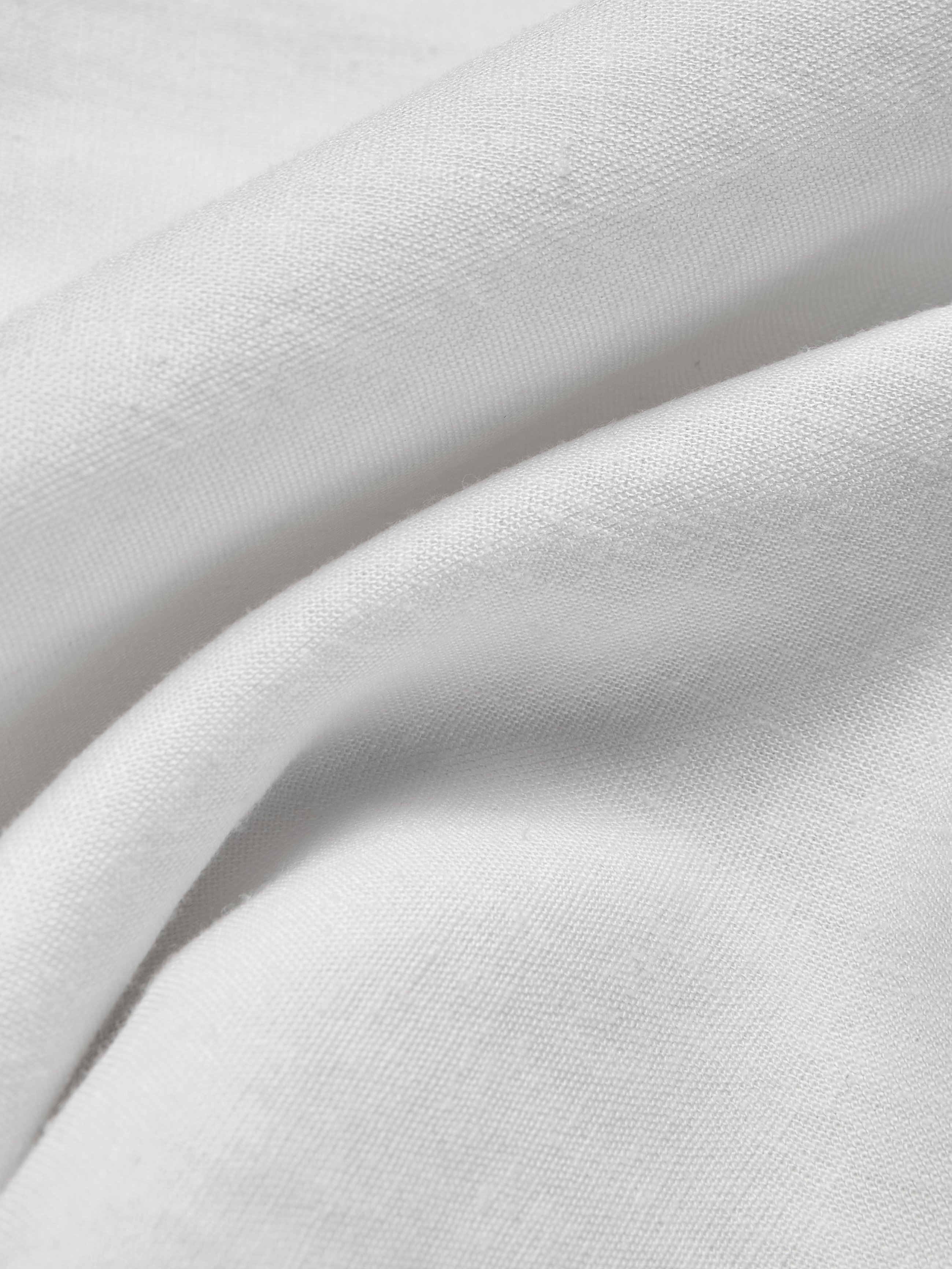 Linen V-neck Plain Sleeveless Tank Top